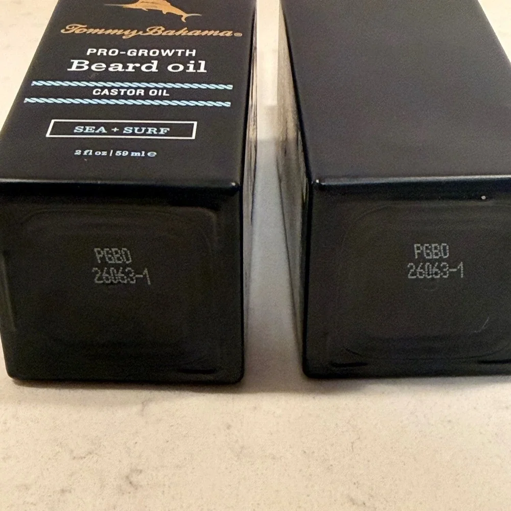 Tommy Bahama Pro-Growth Beard Oil 2 Bottles (2 fl oz x 2) Sea & Surf Castor Oil
